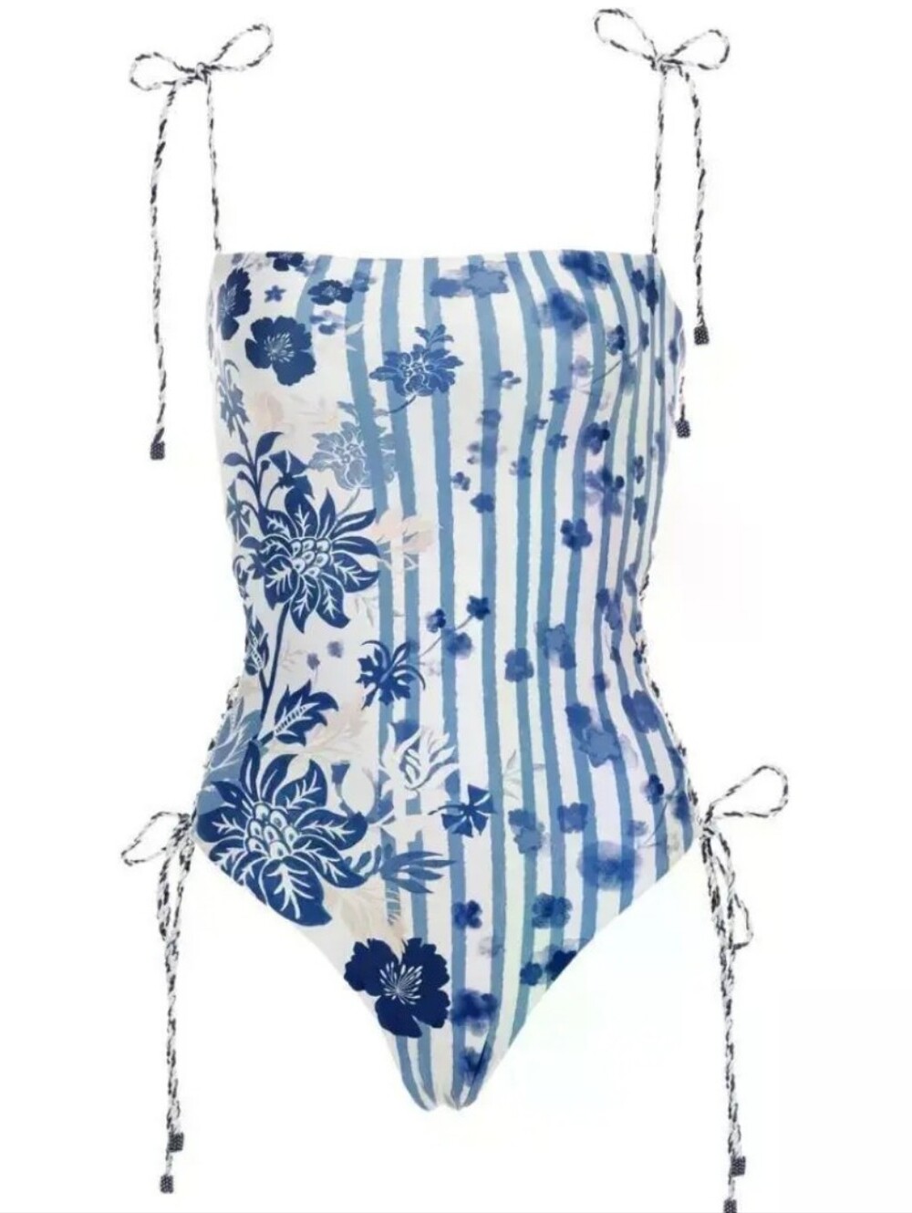 New!Agua Bendita Posh Batik Reversible One Piece Swimsuit